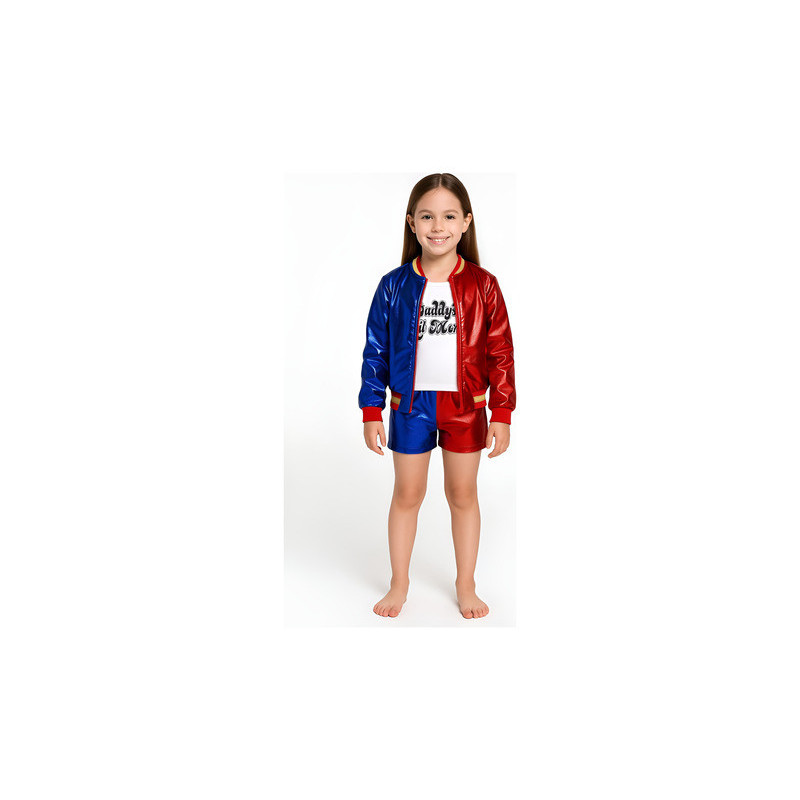 Disfraz Harley Quinn Niña Deluxe Cosplay Halloween - Universo Surprise