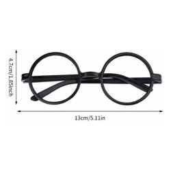 Lentes De Harry Potter Para Disfraz Negro