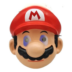 Máscara Super Mario Bros Cosplay Disfraz Mario