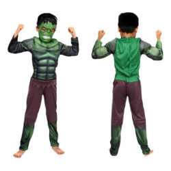 Disfraz Hulk Musculoso Incluye Máscara Halloween Cosplay - Universo Surprise