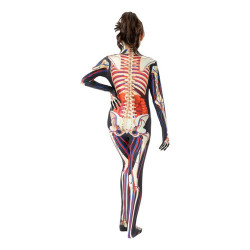 Disfraz Cuerpo Humano Para Niña Skull Halloween Cosplay - Universo Surprise