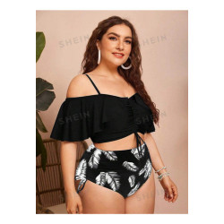 Traje De Baño Shein Bikini Y Vestido De Talla Grande