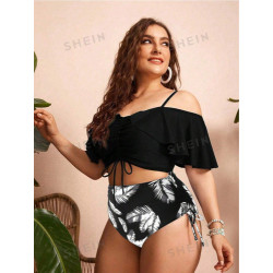 Traje De Baño Shein Bikini Y Vestido De Talla Grande