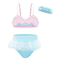 Traje De Baño Para Niña Shein