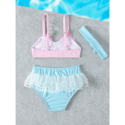 Traje De Baño Para Niña Shein