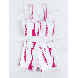 Traje De Baño Shein Para Mujer Bikini Con Short