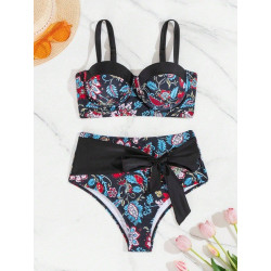 Traje De Baño Shein Para Mujer Bikini