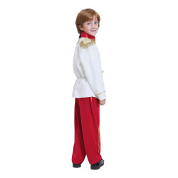 Disfraz Para Niños Principe Encantador Rojo - Día Del Libro - Cenicienta - Disney - Cosplay - Halloween