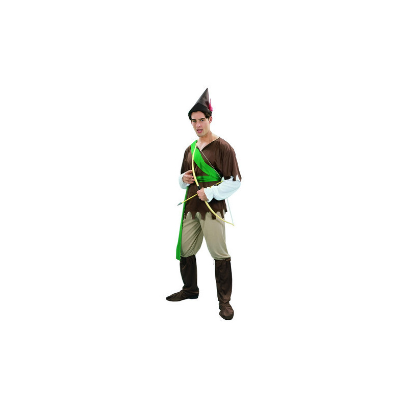 Disfraz De Arquero Del Bosque Para Adulto Talla Única  Ideal Para Fiestas Y Halloween - Robin Hood - Cazador