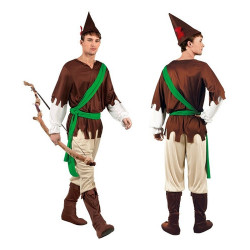 Disfraz De Arquero Del Bosque Para Adulto Talla Única  Ideal Para Fiestas Y Halloween - Robin Hood - Cazador