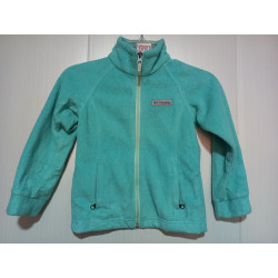 Polerón Polar Infantil Talla 4-5 Columbia 4-5 Celeste Lisa