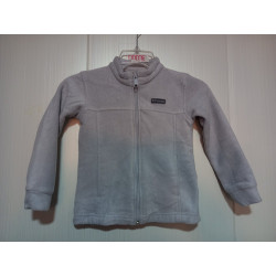 Polerón Polar Infantil Talla 4 Columbia 4 Gris Lisa