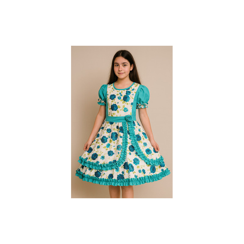 Vestido Huasa Niña - Cueca - Baile - Mi Ropero Encantado
