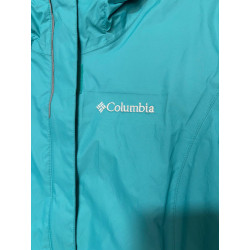 Cortavientos Columbia 10-12 Turquesa - Mi Ropero Encantado Turquesa 10-12