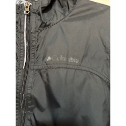 Cortavientos Columbia Talla 10-12 Negro - Poco Uso Negro 10-12