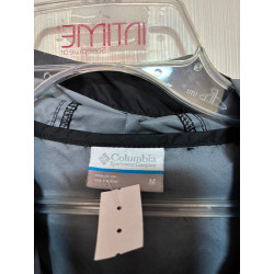 Cortavientos Columbia Talla 10-12 Negro - Poco Uso Negro 10-12