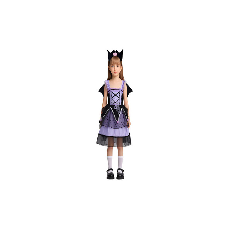 Disfraz Niña Kuromi - Halloween - Cosplay - Mi Ropero Encantado