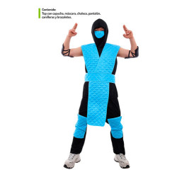 Disfraz Mortal Kombat Adulto - Sub Zero - Scorpion - Kitana - Halloween - Cosplay - Universo Surprise