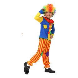 Disfraz Payaso Niños Incluye Peluca Y Nariz - Cosplay - Circo - Mi Ropero Encantado