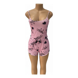 Pijama Corto Mujer 2 Piezas