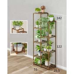 Estante Para Plantas Rectangular 142cm