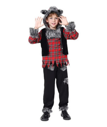 Disfraz Para Niño Lobo Werewolf Pup - Día Del Libro - Halloween - Cosplay - Universo Surprise