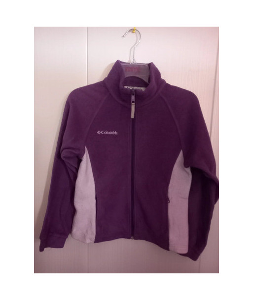 Polerón Polar Columbia Violeta Talla 10-12 10-12 Violeta Lisa
