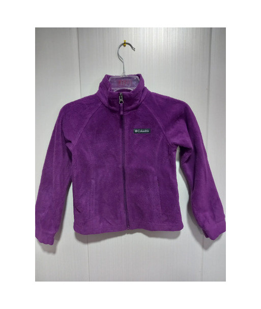 Polerón Polar Niña Columbia Violeta Talla 5-6 5-6 Violeta Lisa