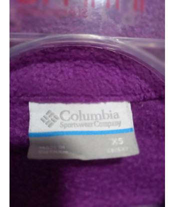 Polerón Polar Niña Columbia Violeta Talla 5-6 5-6 Violeta Lisa