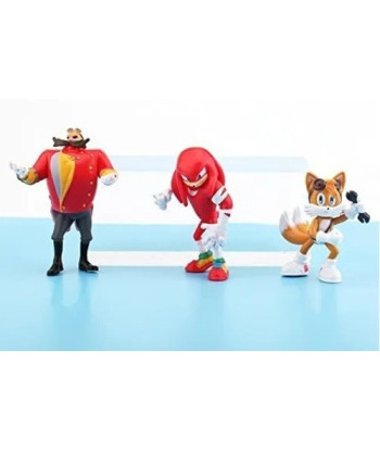 Set De 6 Figuras De Sonic De 6-7 Cm