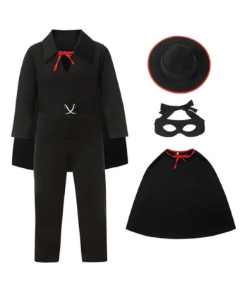 Disfraz De El Zorro Para Niño - Día Del Libro - Cosplay El Zorro M (6-7 Años)