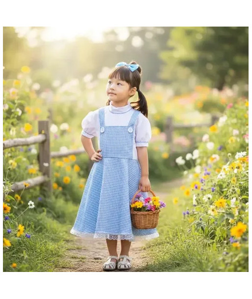 Disfraz Infantil Día Del Libro - El Mago De Oz - Cuentos Dorothy 3-4