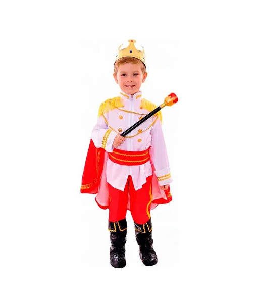 Disfraz De Príncipe Rojo Para Niño - Día Del Libro Príncipe Rojo 10-12
