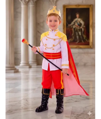 Disfraz De Príncipe Rojo Para Niño - Día Del Libro Príncipe Rojo 10-12