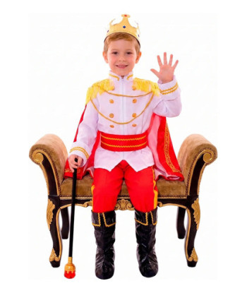 Disfraz De Príncipe Rojo Para Niño - Día Del Libro Príncipe Rojo 10-12