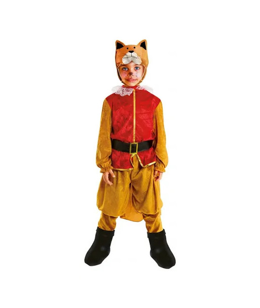 Disfraz Infantil Día Del Libro - Gato Con Botas - Cuento Gato Con Botas 10-12
