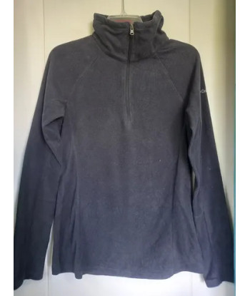 Poleron Mujer Polar Negro Columbia Xs Xs Negro Lisa