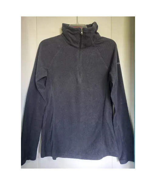Poleron Mujer Polar Negro Columbia Xs Xs Negro Lisa