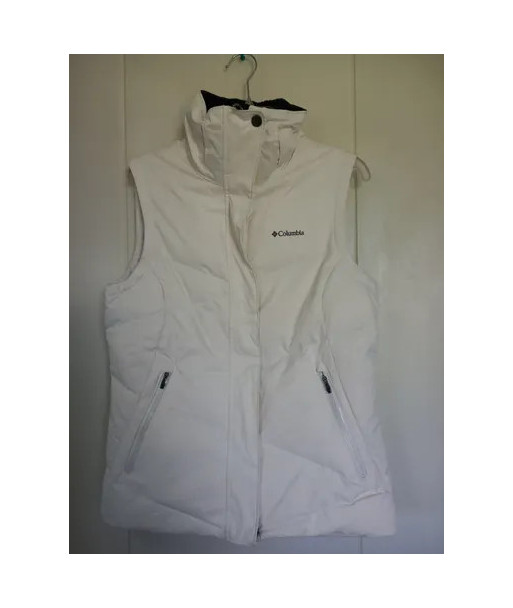 Chaqueta Mujer Columbia Blanca S Impermeable Blanco S Lisa