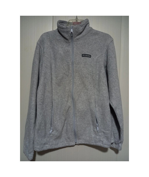 Poleron Polar Columbia Unisex Gris M M Gris Lisa