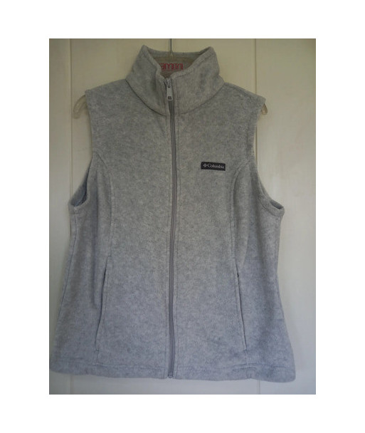 Poleron Polar Columbia Gris Sin Mangas Pm Pm Gris Lisa