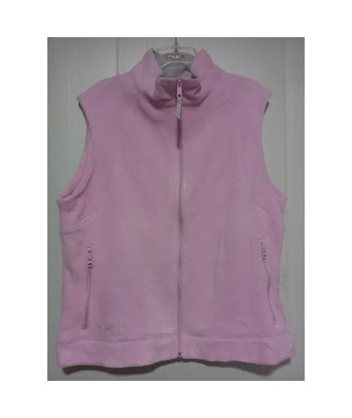 Polerón Polar Columbia Rosado Mujer Sin Mangas Xl Xl Rosa Lisa