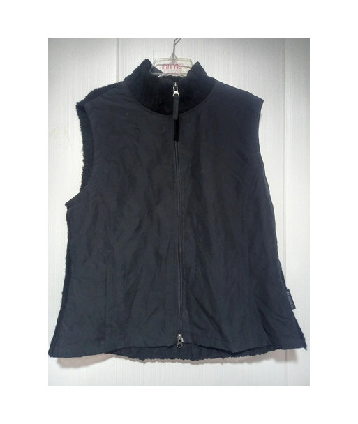 Poleron Sin Mangas Columbia Negro Xl Xl Negro Lisa