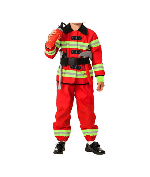 Disfraz De Bombero Para Niños (no Incluye Accesorios)