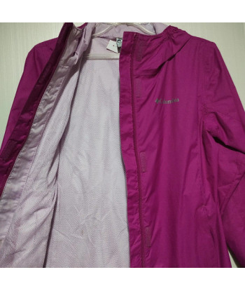 Cortaviento Columbia Niña 10-12 Impermeable Rosa 1 10-12 Lisa