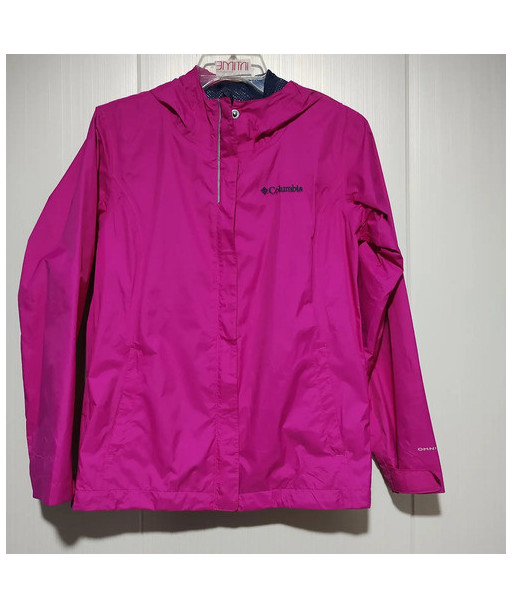 Cortaviento Columbia Niña Talla 10-12 Impermeable Rosa 2 10-12 Lisa