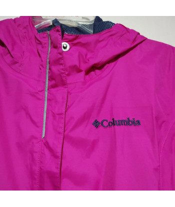 Cortaviento Columbia Niña Talla 10-12 Impermeable Rosa 2 10-12 Lisa