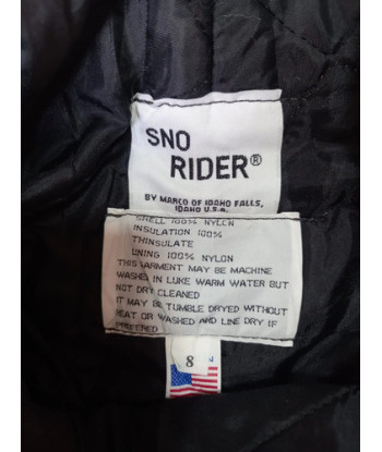 Jardinera Nieve Ski Talla S Sno Rider Negro Liso S
