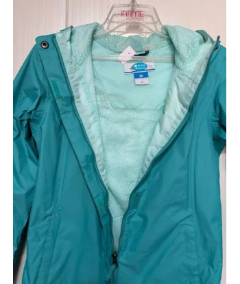 Cortavientos Columbia Impermeable 10-12 Turquesa Turquesa 10-12