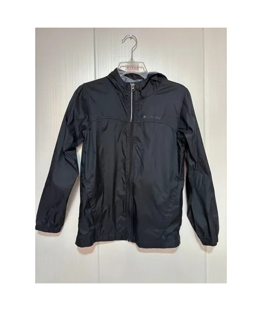 Cortavientos Columbia Talla 10-12 Negro - Poco Uso Negro 10-12